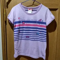 マイメロディ＆リトルツインスターズ　Ｔシャツ　サイズ130　(y834)同梱無料