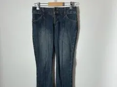 古着 ストレートデニム ダークブルー Mサイズ