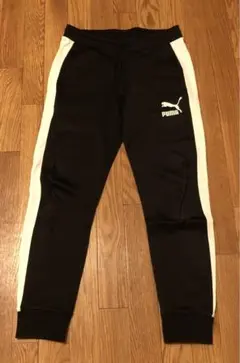 PUMA トラックパンツ　ブラック　SIZE M