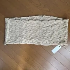 新品タグ付き　ショコラフィネローブ　スヌード　　色キャメル