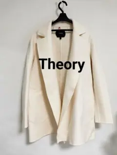 Theory セオリー カシミア＆ウールコート 白／表記Ｓ