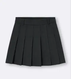GU プリーツスコート ブラック