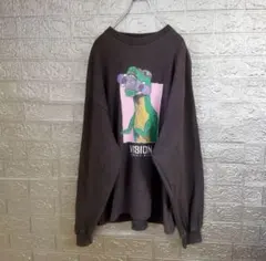 VISION STREET WEAR 恐竜グラフィック トレーナー