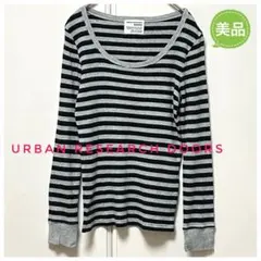 ★美品★ URBAN RESEARCH DOORS長袖ボーダーカットソーFREE