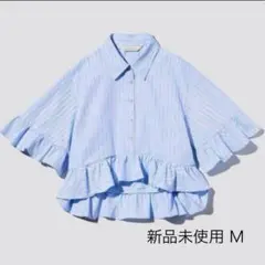 GU rokh ペプラムシャツ M 新品未使用
