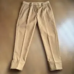 マイダルタニアン　シンゾーン　マスタードベージュ センタープレス スラックス