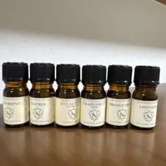 100%天然精油　アロマオイル　精油　6本セットアロマ