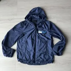 PRADA ネイビー ナイロンジャケット フード付き