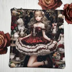 パネルポーチ　dressが可愛い女の子A