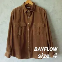 BAYFLOW コーデュロイシャツ サイズ4 ベイフロー 長袖 メンズのサムネイル