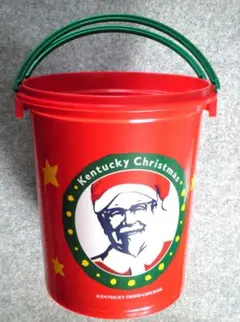 ケンタッキー クリスマス パーティバーレル プラスチック製 バケツ レトロのサムネイル
