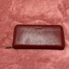 BARCOS レザー 長財布 赤