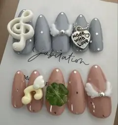 【現品】ネイルチップ y2k平成女児 ウィッシュコア 星 天使 クローバー音符