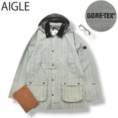 【GORE－TEX】 エーグル マウンテンパーカー ジャケットL グレンチェック