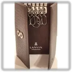 ラスト㉖訳有り/新品【ランバンコレクション】牛革 キーケース ホルダー 鍵ケース