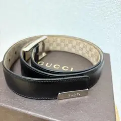 グッチ レザーベルト メンズ GUCCI ブラック