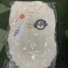 犬の顔刺繍付きフリースMサイズ