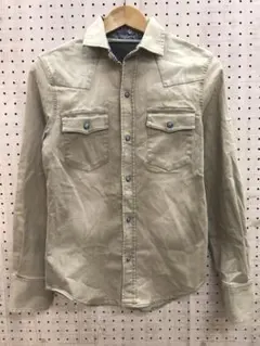 00s 平成 アメカジ 古着 DOWBL ペイズリー柄裏地 ウエスタンシャツ