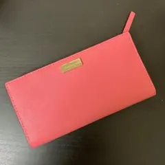 極美品 エトロ ETRO レザー 本革 ライトピンク系 長財布 ロング 
