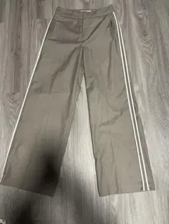 THE YOn ワイドパンツ サイドライン サイズ1 グレー 美品