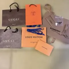 エルメス　GUCCI ルイヴィトン　バーバリー　ショップ袋まとめ売りのサムネイル