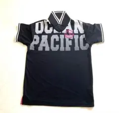 オーシャンパシフィックOCEAN PACIFIC ポロシャツ　ブラックMのサムネイル