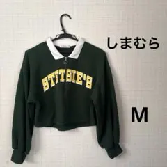 襟付き スウェット