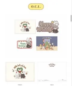 MINITEEN Holiday ポストカードセット　ジュン