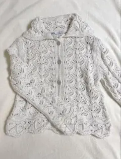 【新品】ZARA ニットカーディガン