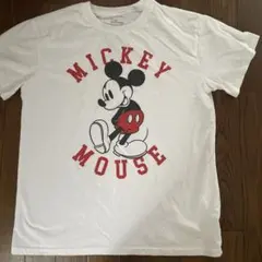 Disney Mickey Mouse Tシャツ ホワイト Lサイズのサムネイル