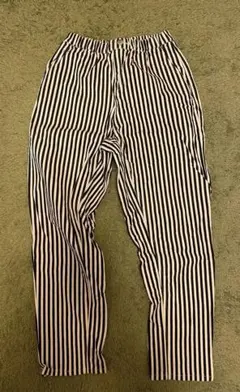 【美品】MAKE YOUR DAY ストライプ ロングパンツ 160