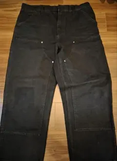 野村訓市　carhartt　 ダブルニー　黒