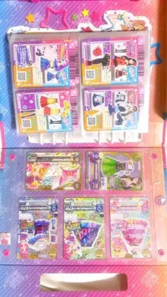 アイカツカードセット 81枚とケース付き