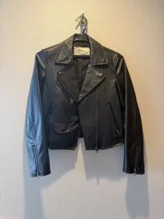 COCO DEAL ライダースジャケット ブラックのサムネイル