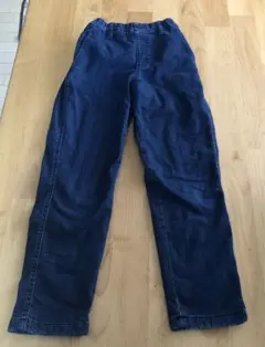 暖パン　ユニクロ　ストレッチウォームイージーパンツ　デニム