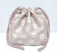 お弁当袋 裏地なし 花柄 ハンドメイド