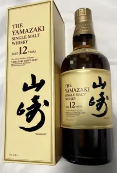 最安値 サントリー 山崎12年 未開封 希少旧ラベル 旧ボトル SUNTORY サントリー 山崎12年 750ml ピュアモルト ウイスキー 旧