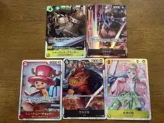 トニートニー・チョッパー 他 ワンピースカード　SR 5枚セット
