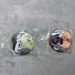 ハイキュー‼︎ 木兎光太郎/月島蛍/ポートレート缶バッジ