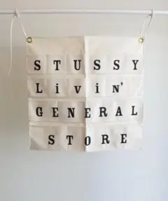 STUSSY Livin' GENERAL STORE CANVAS WALL