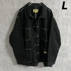 SMITH'S AMERICANカバーオールジャケット　L ブラック　黒　ワーク