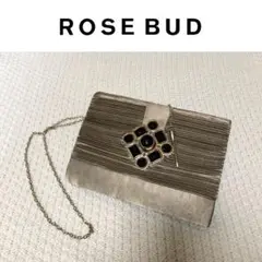 ROSEBUD ローズバッド　チェーンクラッチバッグ　パーティーバッグ　結婚式