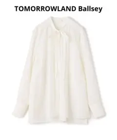 TOMORROWLAND Ballsey クリアデシン ボウタイブラウス