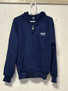 adidas CLUB ネイビー パーカー
