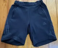 adidas メンズブラック ショートパンツハーフパンツSサイズサッカー