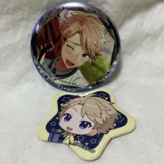 鳴上 嵐　あんスタ　缶バッジ　アニカフェ