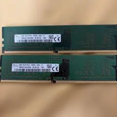 SKhynix DDR4 PC4-2400 4GB×10枚【SK240210③】 SK hynix DDR4-2400 4GBメモリー2枚 - メルカリ