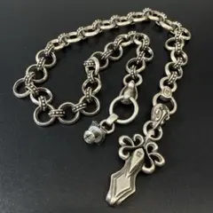 ラウドスタイルデザイン シルバー ウォレットチェーン 絶版モデル スカル ラウドスタイルデザイン シルバー ウォレットチェーン 絶版