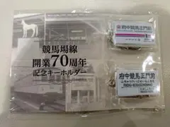 未使用】【限定品】京王線 聖蹟桜ヶ丘駅 100周年記念キーホルダー関戸