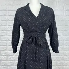 nano universナノユニバーズ ロングワンピース ドット柄【0098】